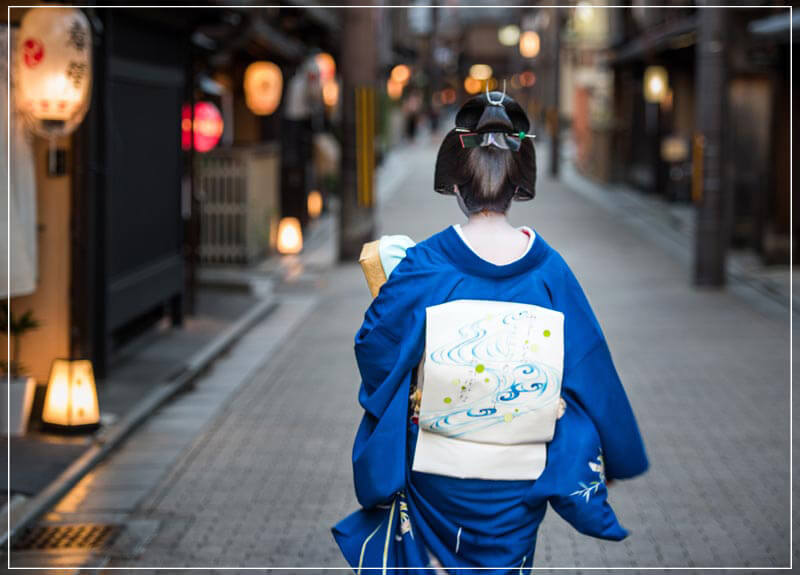 "Geisha Going to Work (B)" by Dorte Verner Photography-Artography Limited