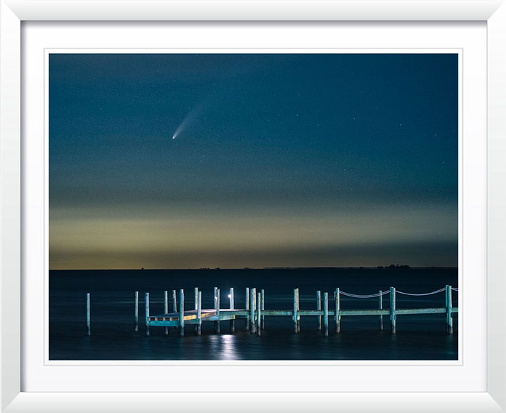 "Comet Over The Bay" by Eve Turek Photography
