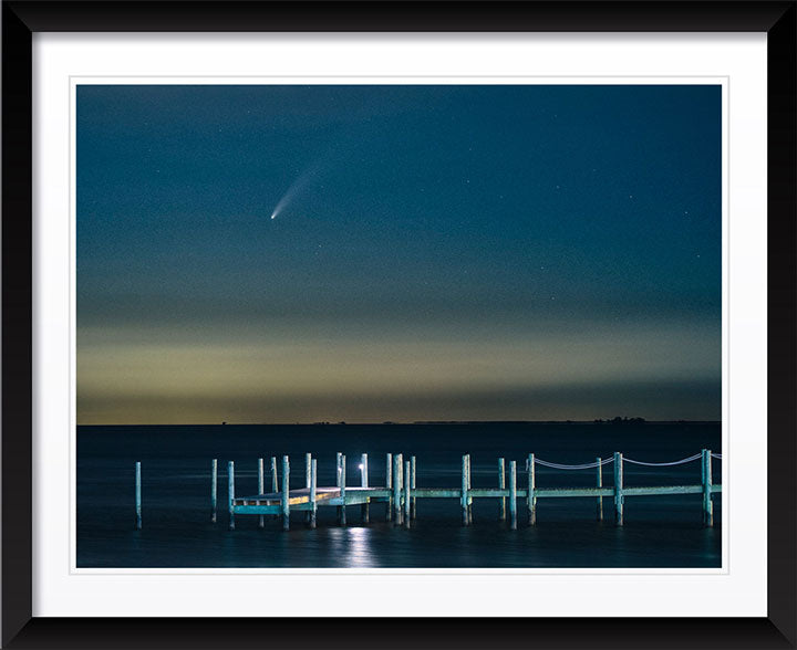 "Comet Over The Bay" by Eve Turek Photography