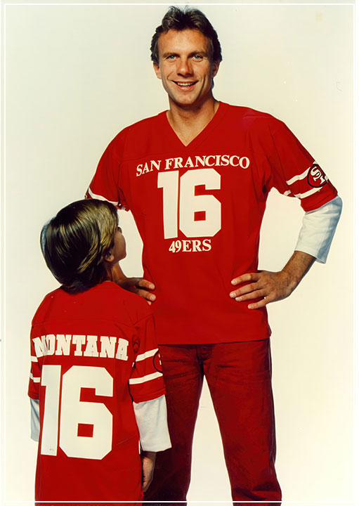 "Joe Montana with Kid" by Gary Bernstein