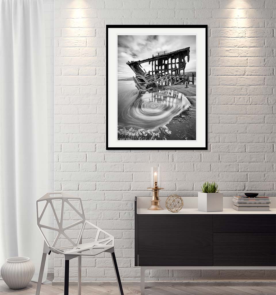 "The Vortex of Peter Iredale" by Joshua Johnston Photography-Artography Limited