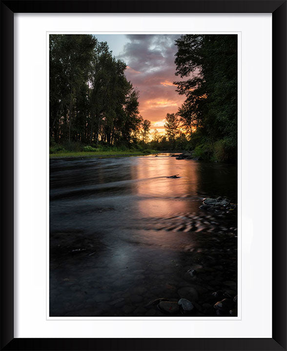 "Sunset Over the Molalla" by Joshua Johnston Photography