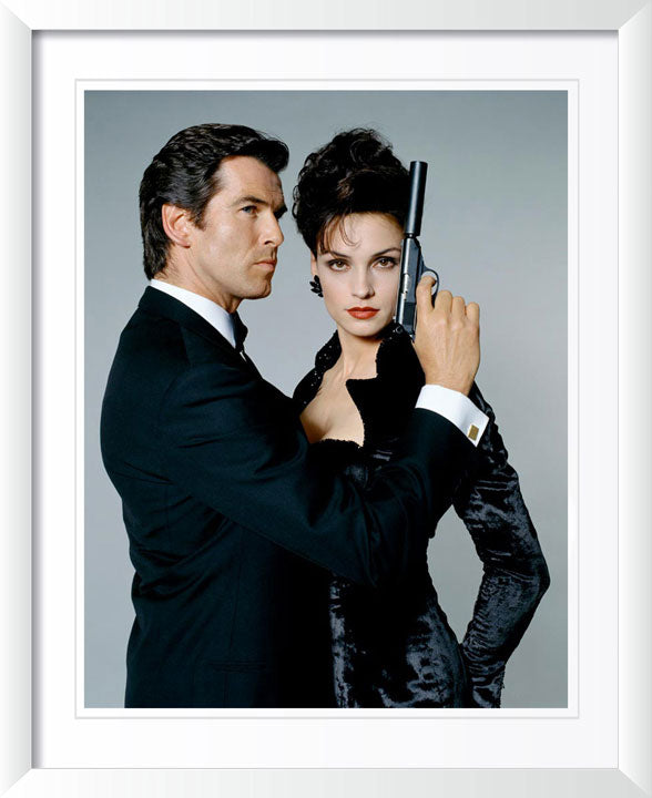 Pierce Brosnan & Famke Janssen - “Golden Eye” 1995 by John Stoddart