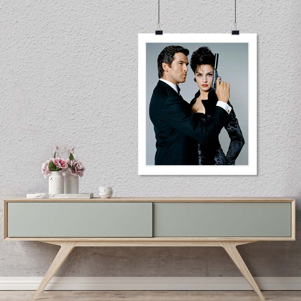 "Pierce Bronsan - Izabella Scorupco “Golden Eye” 1995" by John Stoddart Photography-Artography Limited