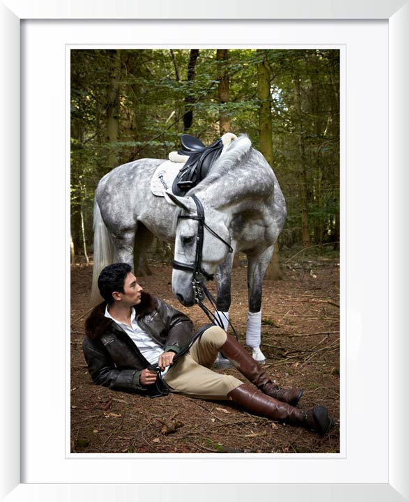 Alex Hua Tian & Horse by John Stoddart Photography