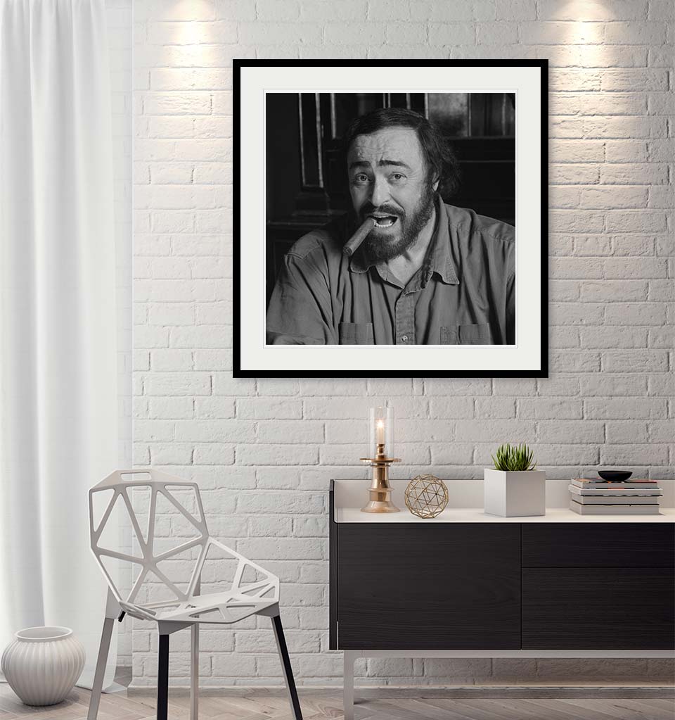 "Luciano Pavarotti" by John Stoddart Photography-Artography Limited