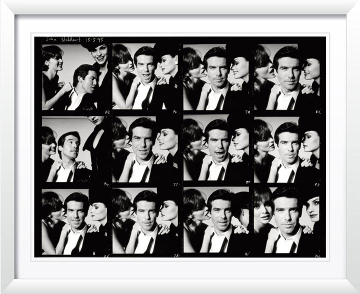 Pierce Bronsan Contact Sheet by John Stoddart