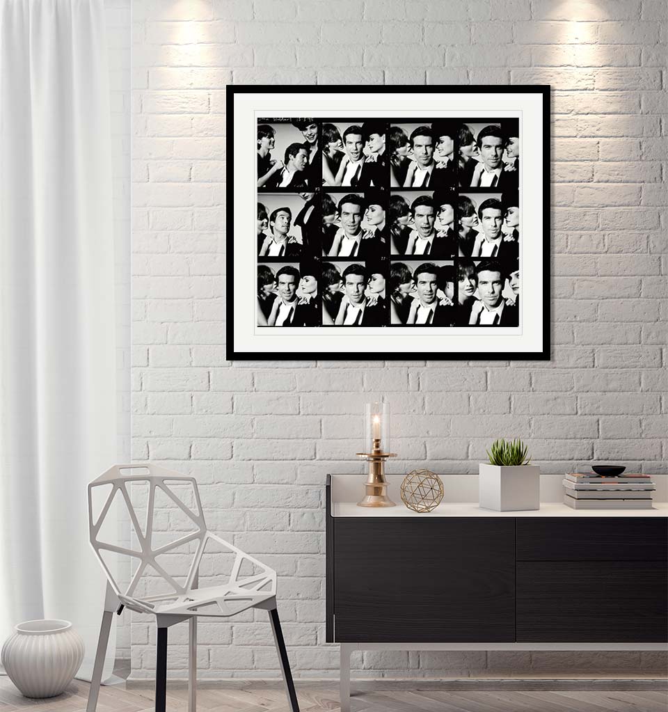 Pierce Bronsan Contact Sheet by John Stoddart
