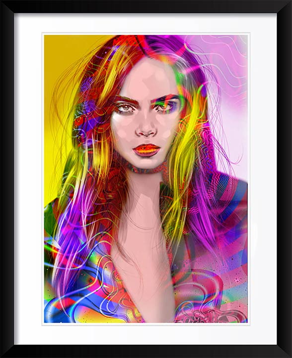 "Cara Delevingne" by Metin Salih