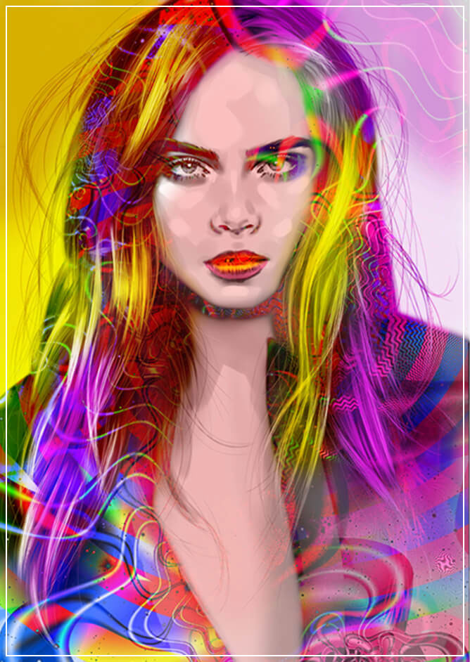 "Cara Delevingne" by Metin Salih