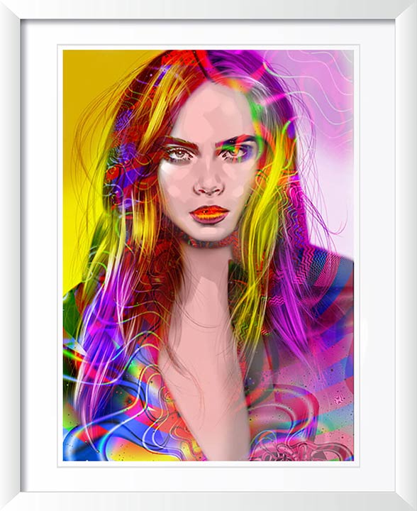 "Cara Delevingne" by Metin Salih
