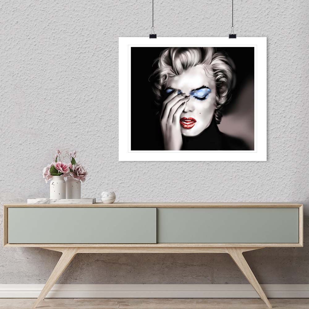 "Marilyn Monroe" by Metin Salih Pop Art