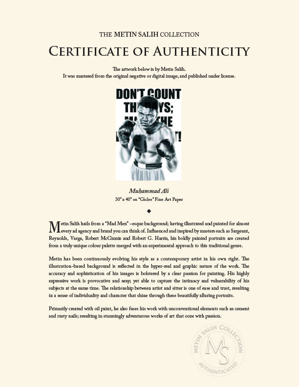 "Muhammad Ali" by Metin Salih