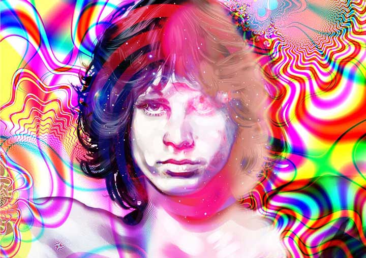 "Jim Morrison" by Metin Salih
