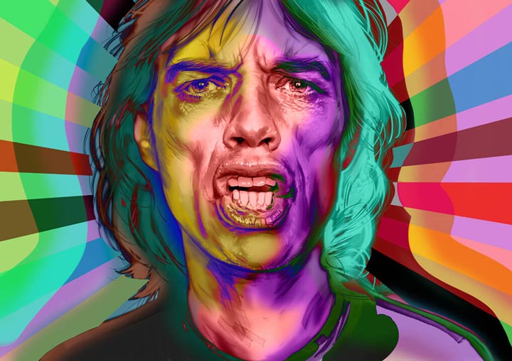 "Mick Jagger" by Metin Salih