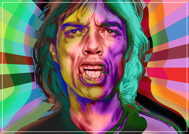 "Mick Jagger" by Metin Salih