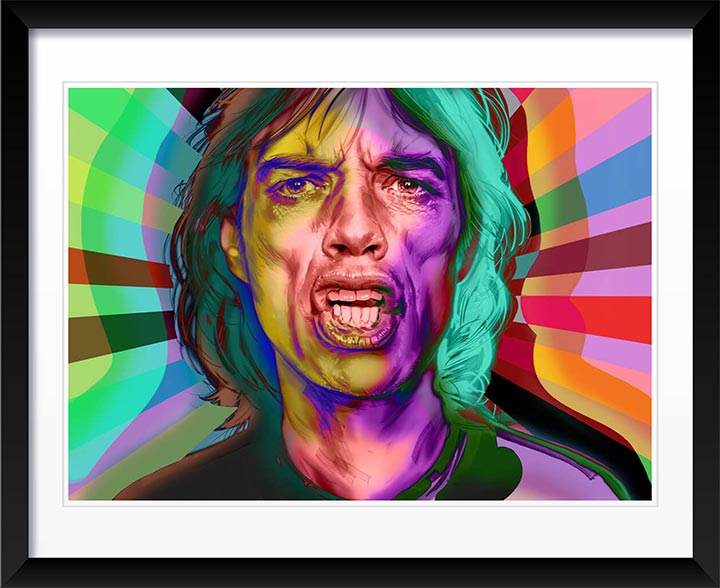 "Mick Jagger" by Metin Salih