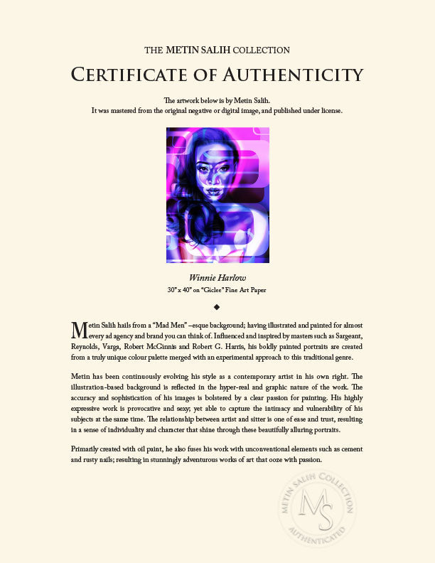 "Winnie Harlow" by Metin Salih