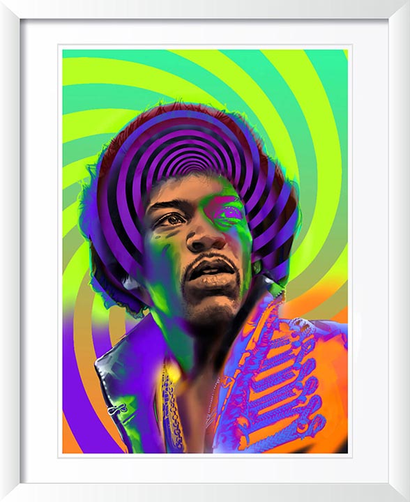 "Jimi Hendrix" by Metin Salih