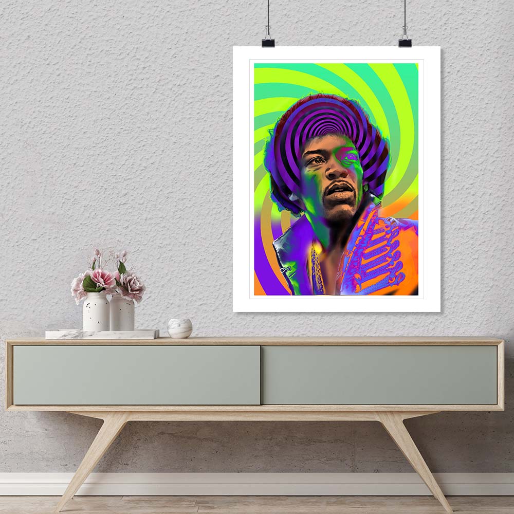 "Jimi Hendrix" by Metin Salih