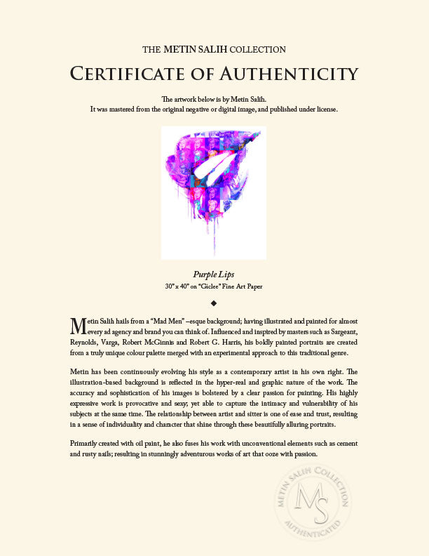 "Purple Lips" by Metin Salih