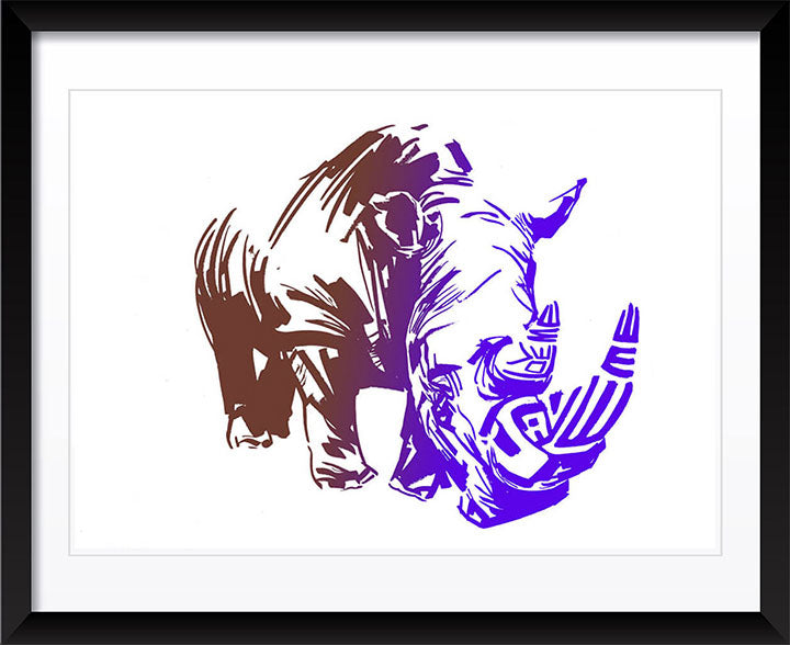 "Purple Rhino" by Metin Salih