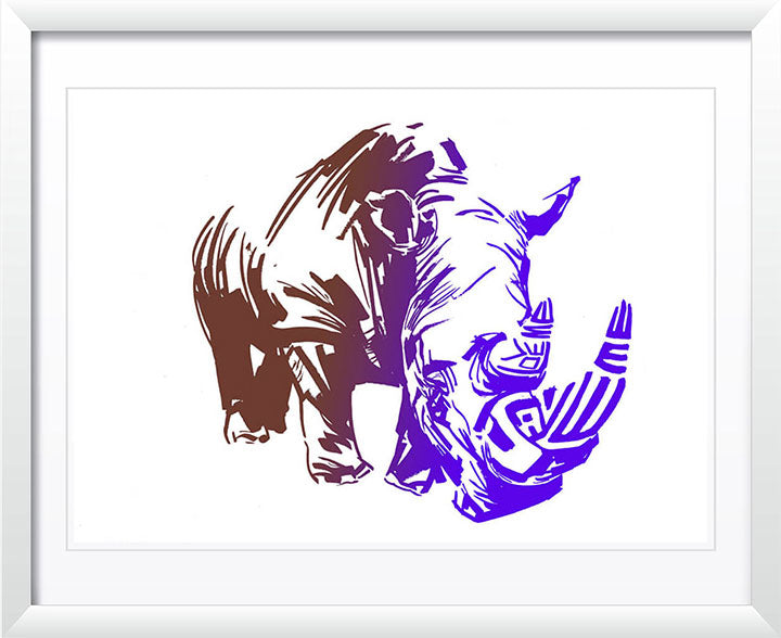 "Purple Rhino" by Metin Salih