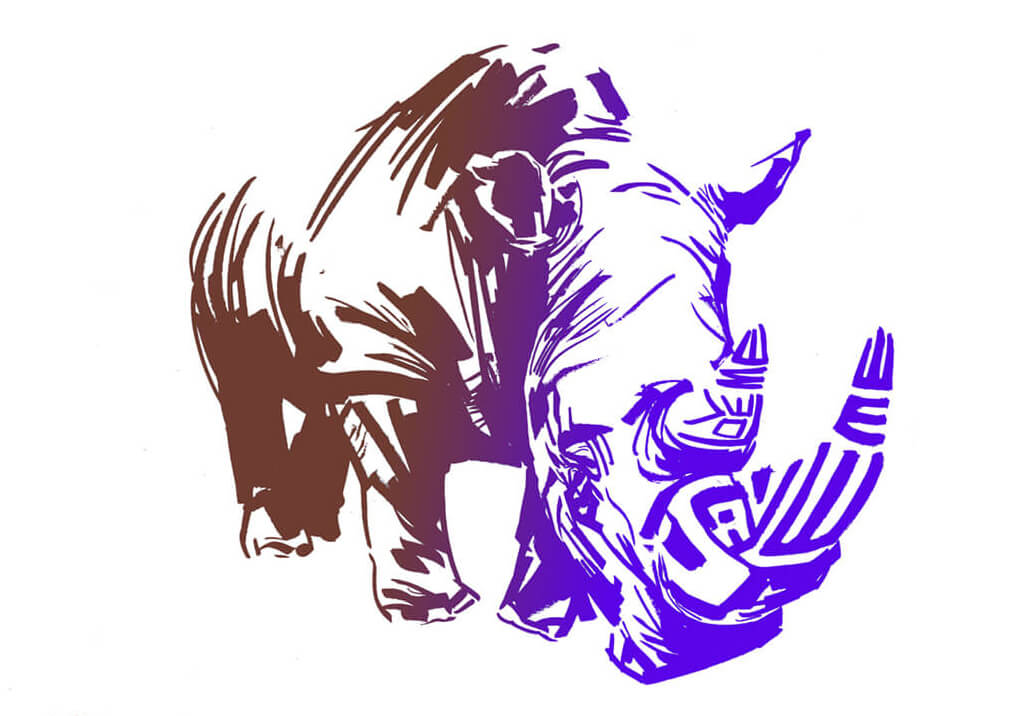 "Purple Rhino" by Metin Salih