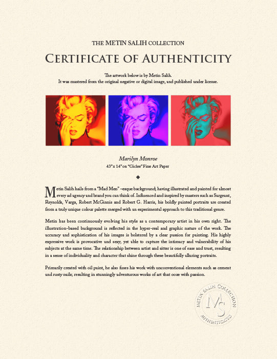 "Marilyn Monroe - Sensuous Moments" by Metin Salih