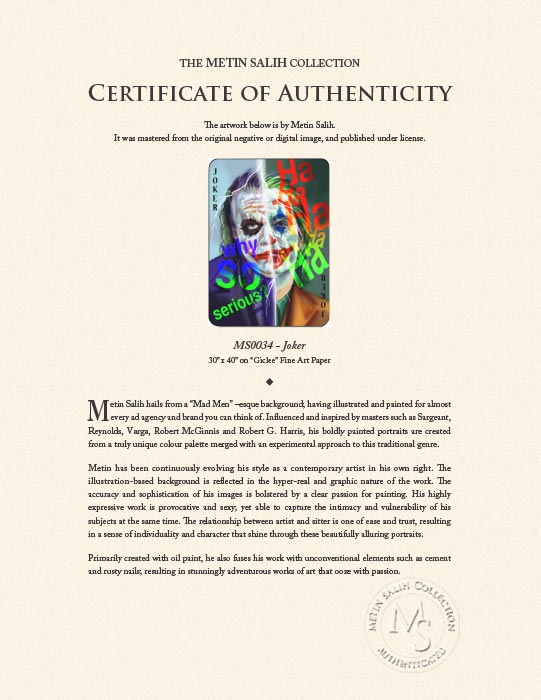 "Joker" by Metin Salih