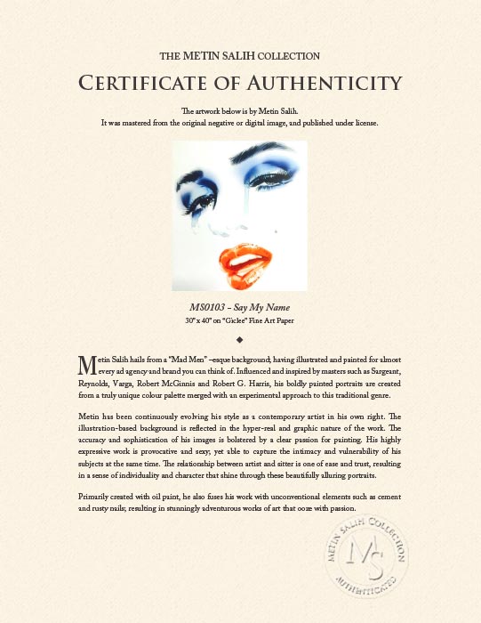 "Say My Name" by Metin Salih