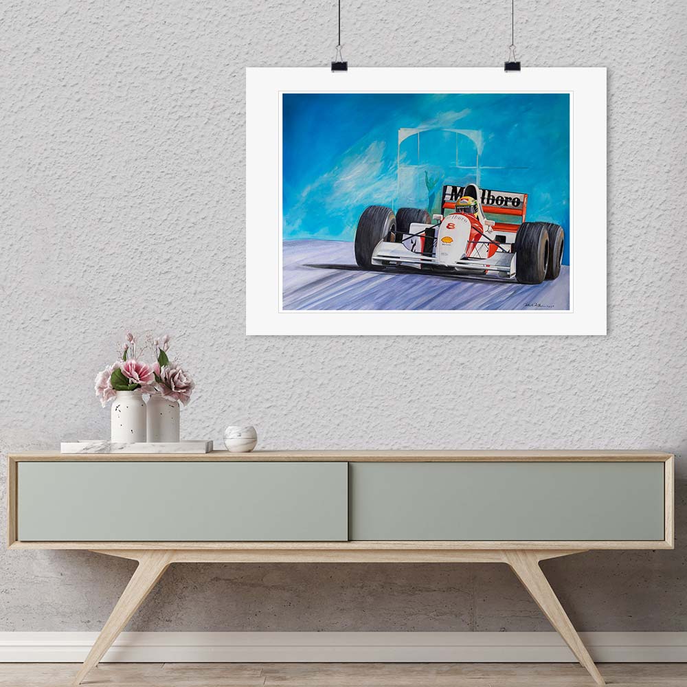 "Ayrton Senna, McLaren" by Patrick Faure-Artography Limited