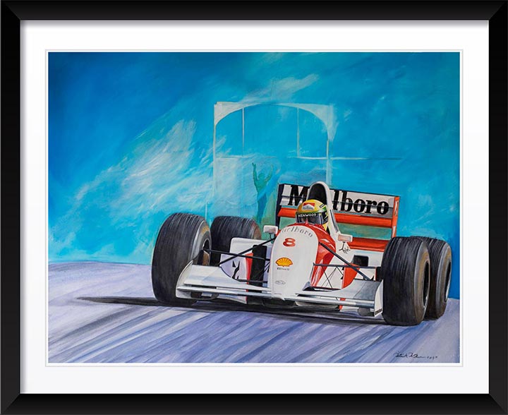 "Ayrton Senna, McLaren" by Patrick Faure