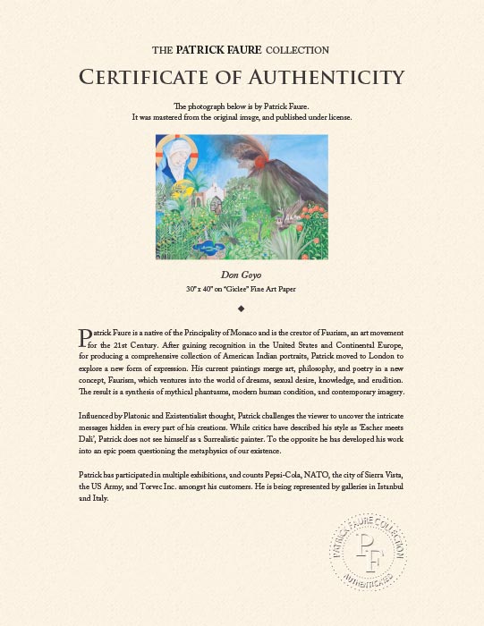 "Don Goyo" by Patrick Faure-Artography Limited