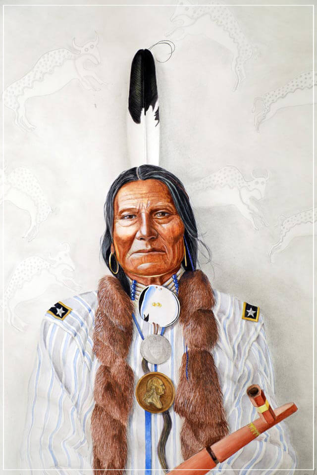 "Buffalo Bulls Ghost, Sioux" by Patrick Faure-Artography Limited