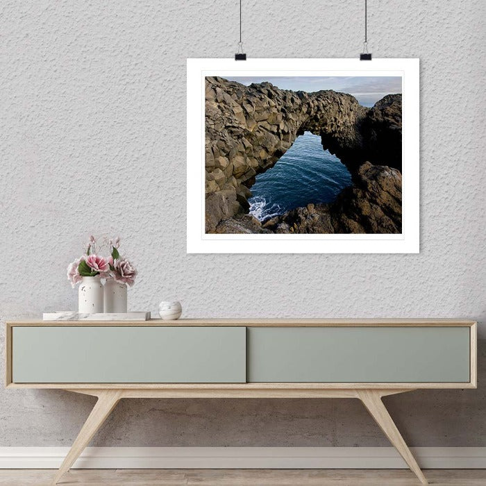 "Basaltic Arch, Iceland" by Tom Artin Photography-Artography Limited