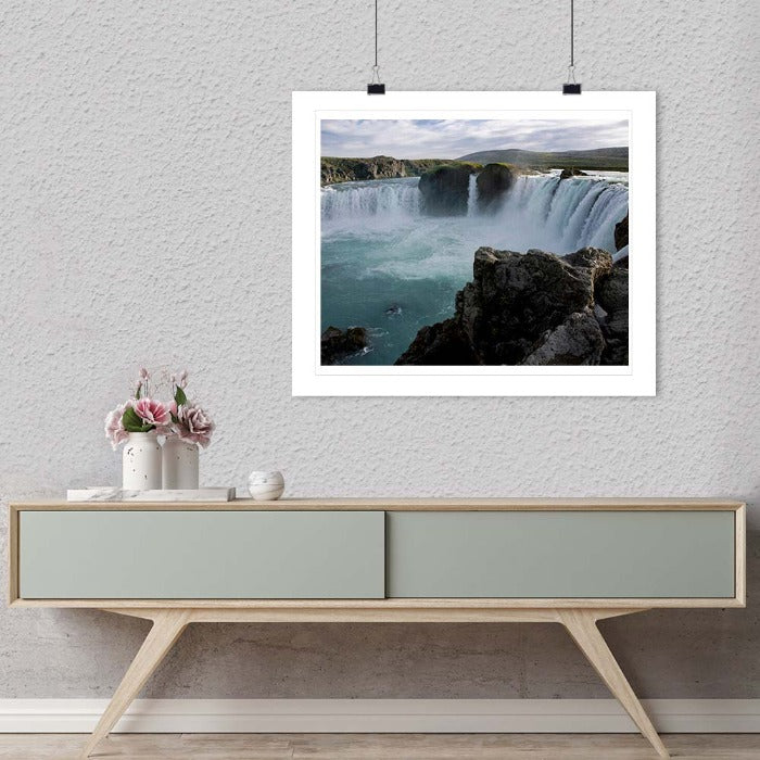 "Godafoss Falls, Iceland" by Tom Artin Photography-Artography Limited