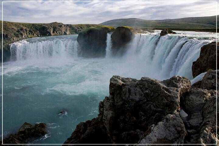 "Godafoss Falls, Iceland" by Tom Artin Photography-Artography Limited