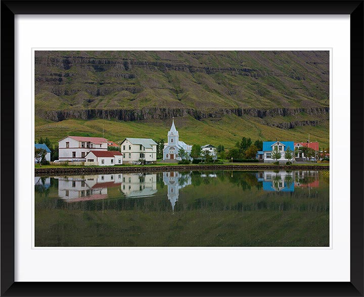 "East Fjord Town, Iceland" by Tom Artin Photography