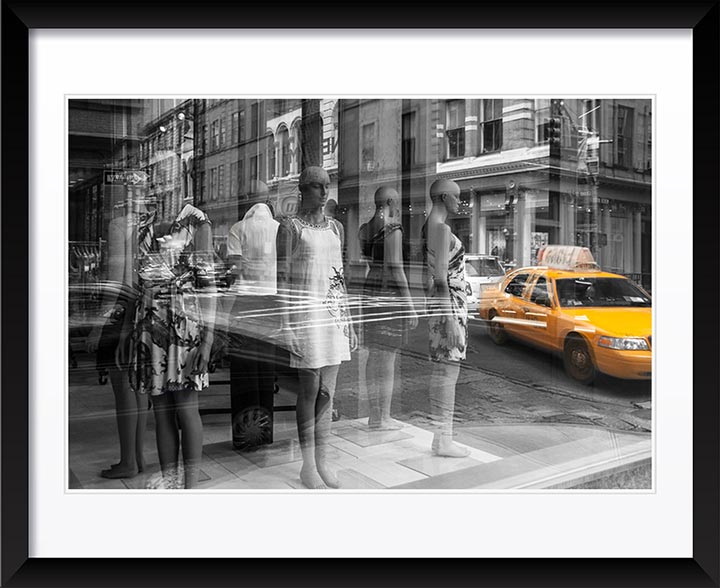 "Dreamscape" - Yellow Cab, NYC Artwork by Viet Chu