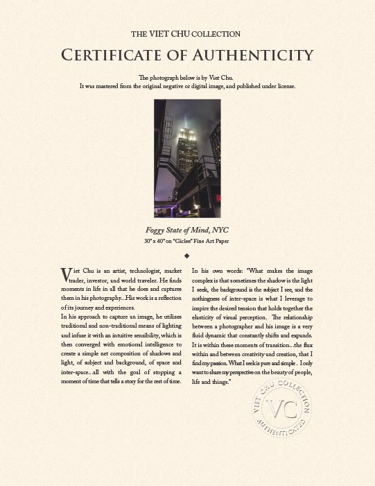 "Foggy State of Mind" by Viet Chu Photography-Artography Limited