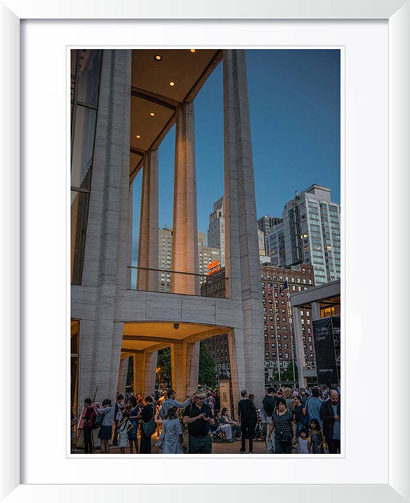 A Summer's Night at the Lincoln Center II, NYC Wall Art