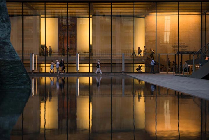 A Summer's Night at the Lincoln Center III, NYC Wall Art