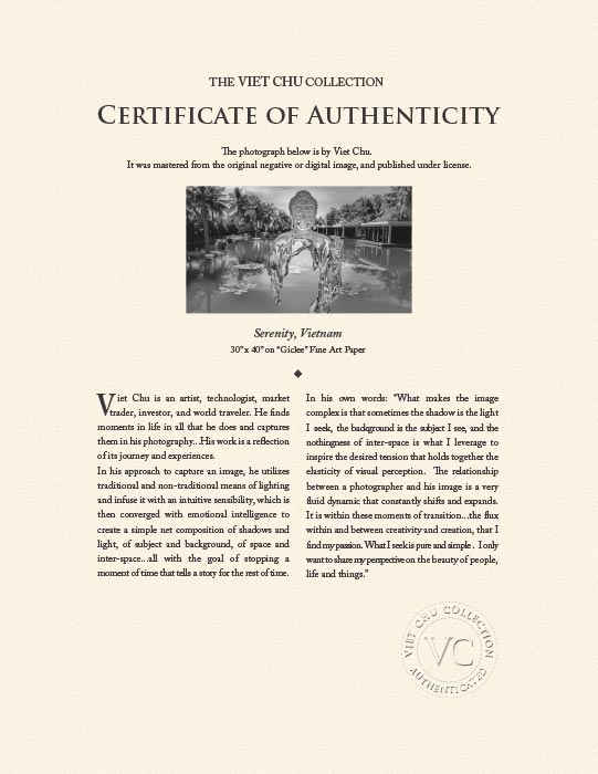 "Serenity" by Viet Chu Photography-Artography Limited