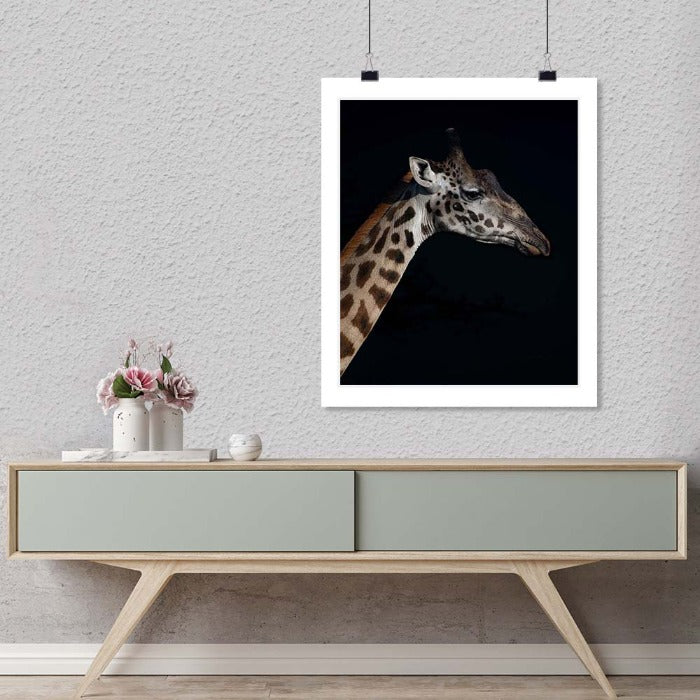 "Giraffe Profile" by Viet Chu Photography-Artography Limited