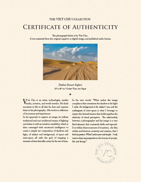 "Dubai Desert Safari" by Viet Chu Photography-Artography Limited