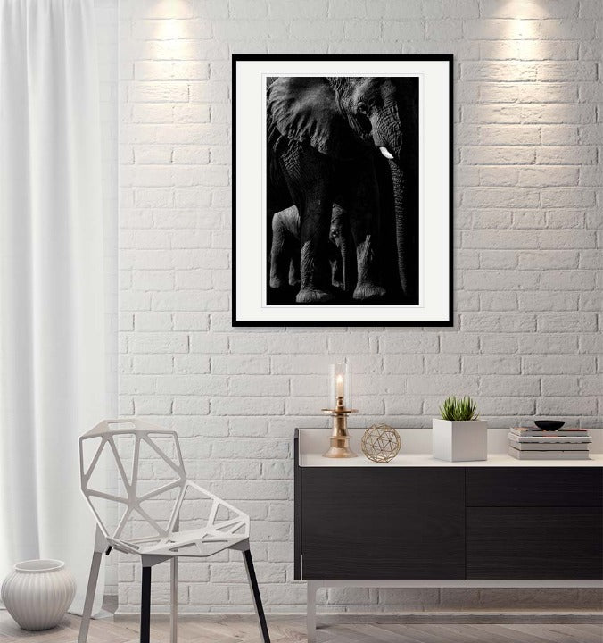 "Elephant and Baby" by Viet Chu Photography-Artography Limited