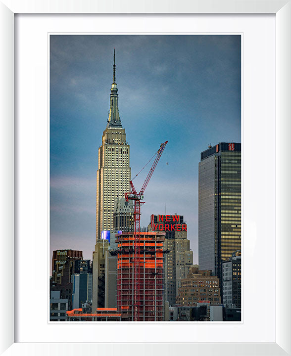 NYC New Yorker, Empire State Wall Art by Viet Chu