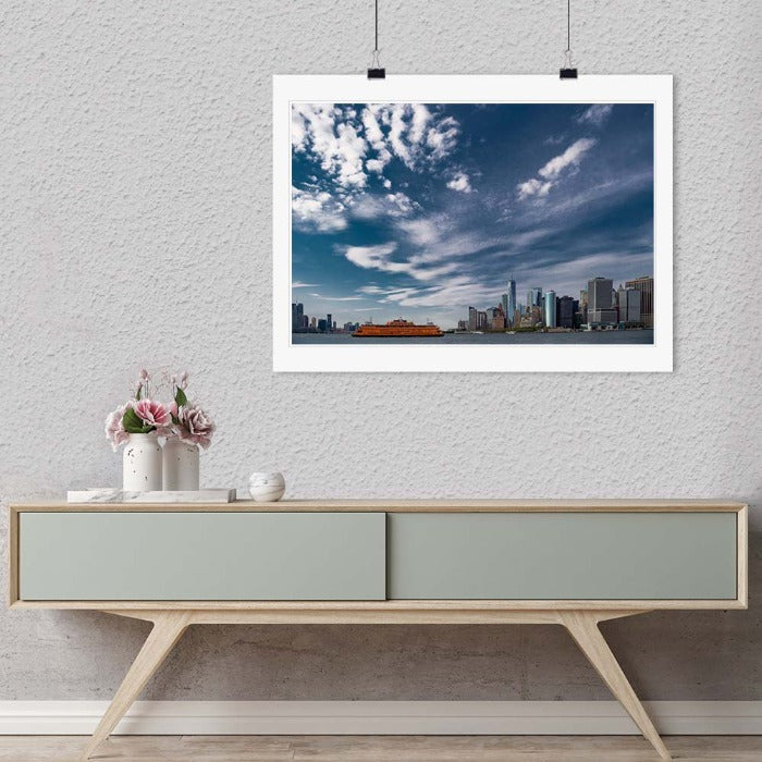 The Ferry, NYC Wall Art, NYC Skyline