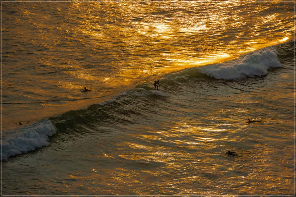 Sunset Surfing